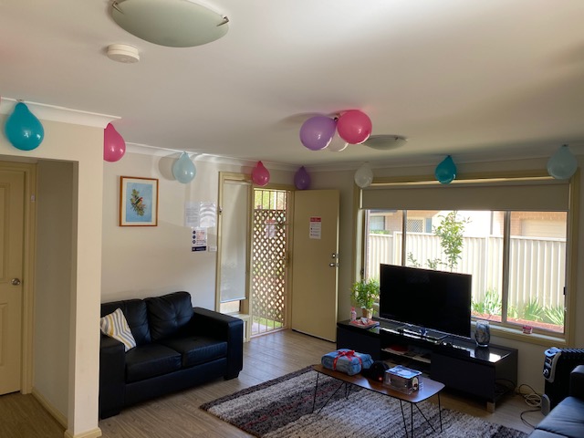 Celebrating the newest resident of The Oxley Park Supported Independent Living home