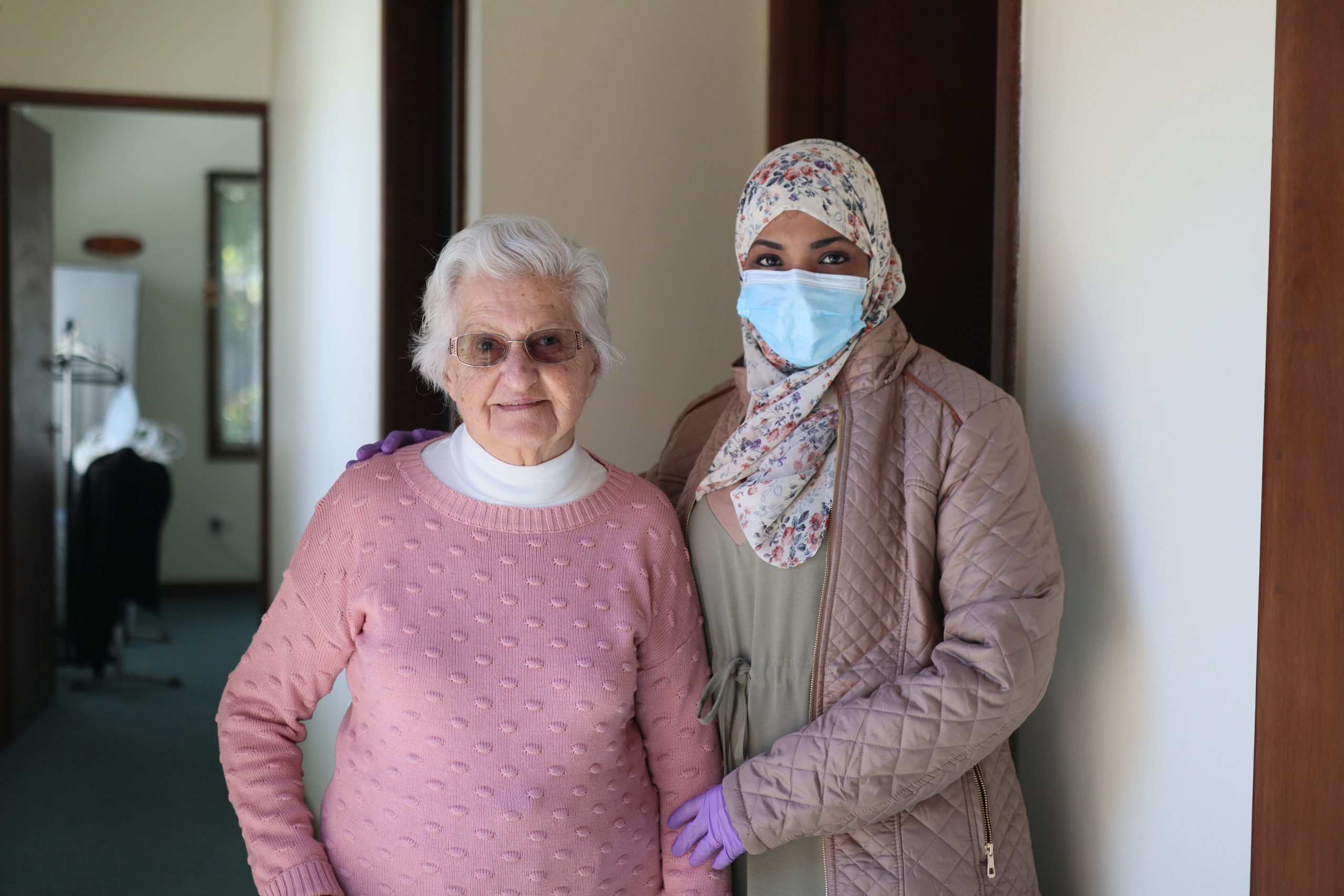 Carer and client mask